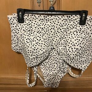Old Navy Black and White Polka Dot Swimsuit